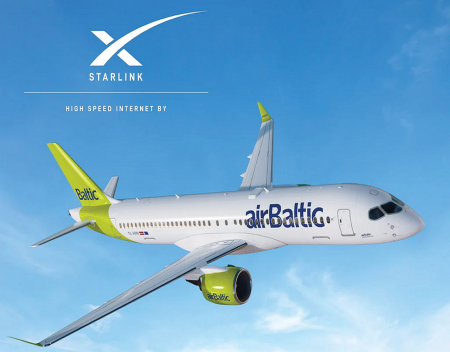 AirBaltic to Use SpaceX Starlink